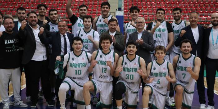 Karatay'dan basketbolda bir zafer daha! Başkan Kılca sevince ortak oldu