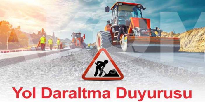 Konya’da işlek yol daraltıldı! Trafik tek şeride düştü