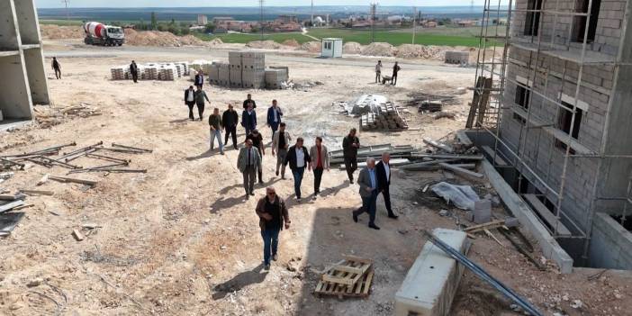 Konya'da TOKİ inşaatları üzerine incelemeler yapıldı!
