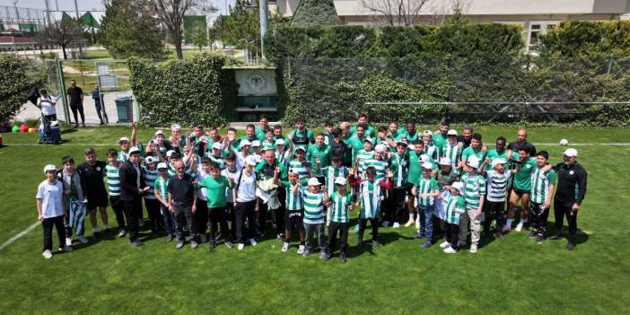 Başkan Hasan Kılca, Konyaspor sözünü tuttu! Karataylı çocukların büyük mutluluğu