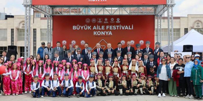 Konya'da Büyük Aile Yılı Festivali düzenlendi