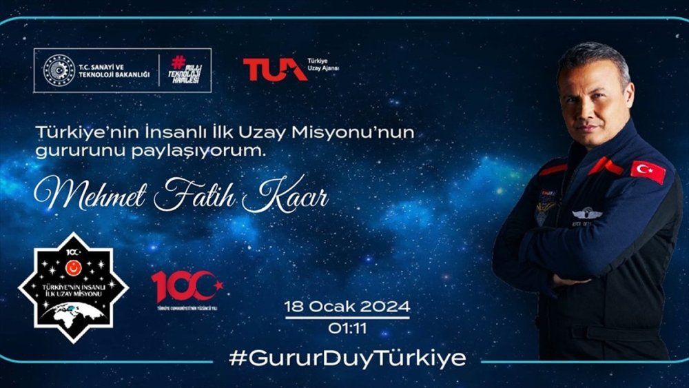 Uzaydan hatıra kalacak! TUA yayımladı...