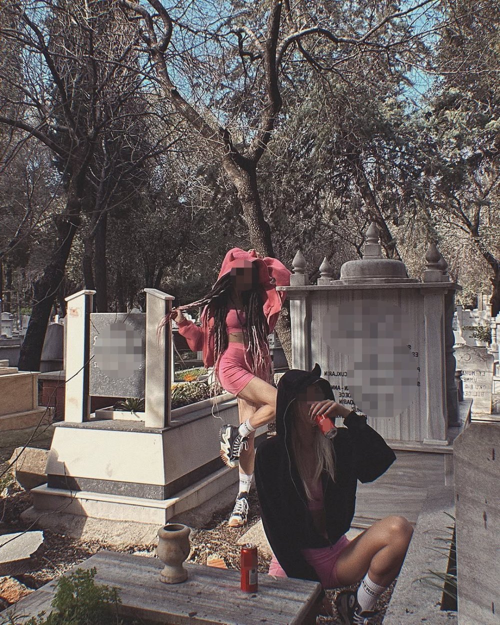 Mezarlıkta skandal görüntüler! Türkiye ayağa kalktı