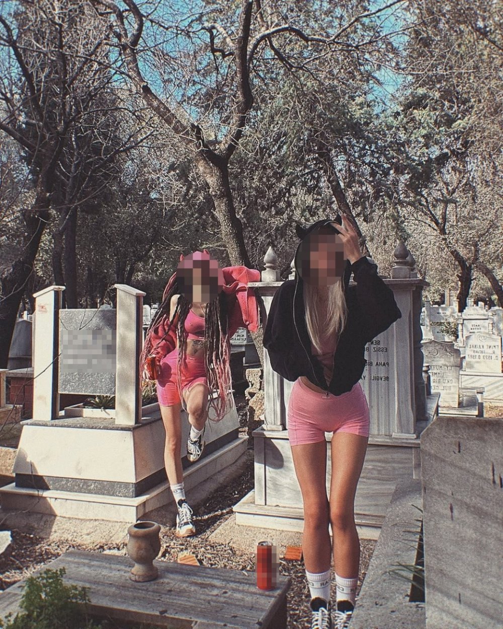 Mezarlıkta skandal görüntüler! Türkiye ayağa kalktı