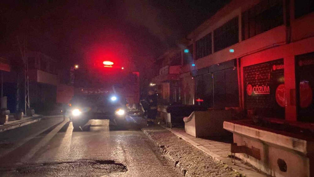 Konya’da sanayide yangın!
