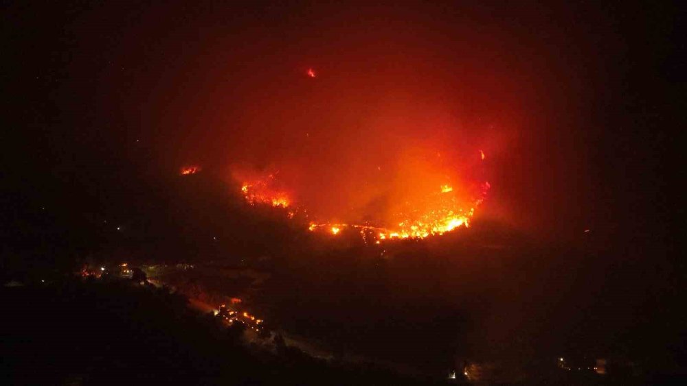 Bursa alev alev yanıyor! Görüntüler kan dondurdu