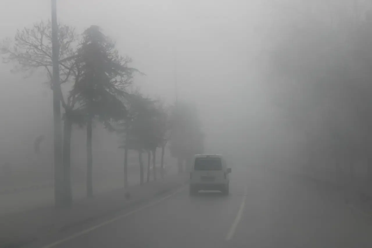 Yoğun sis Konya’da görsel şölen oluşturdu 3