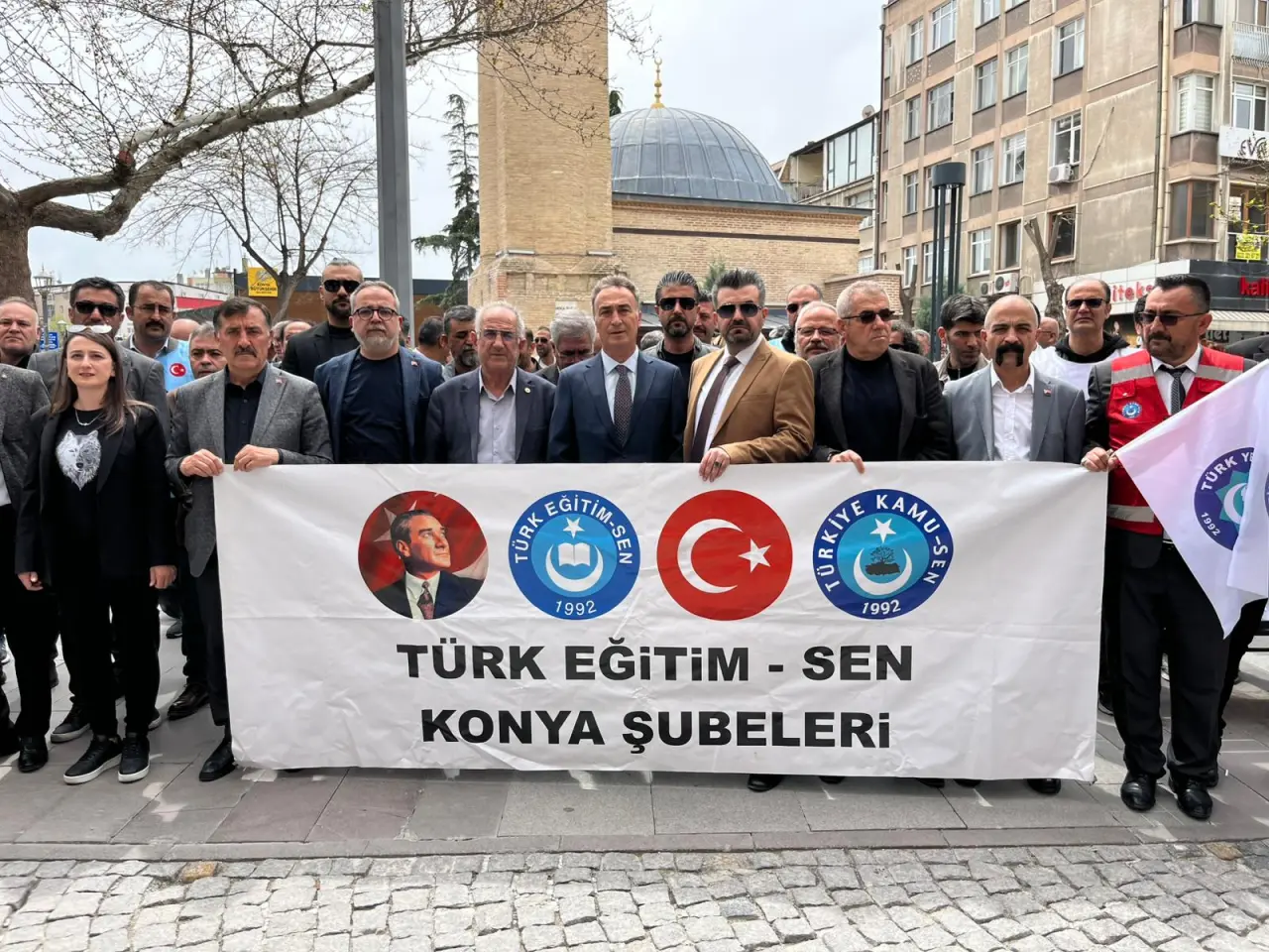 Konya’da eğitim sendikalarından Şanlıurfa'daki silahlı saldırıya tepki 2